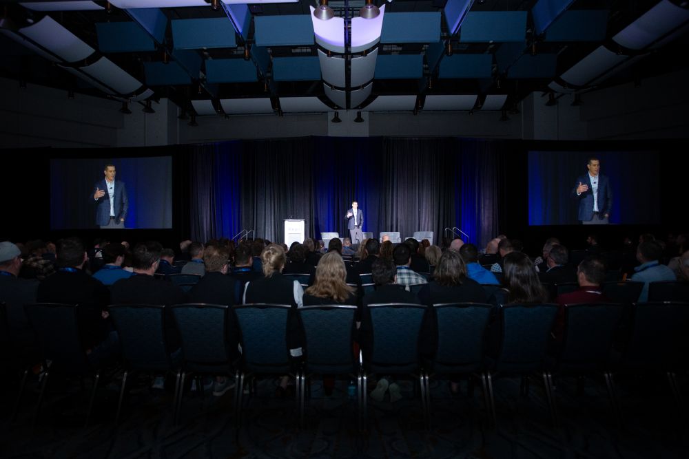 The audience at the HPBExpo opening session