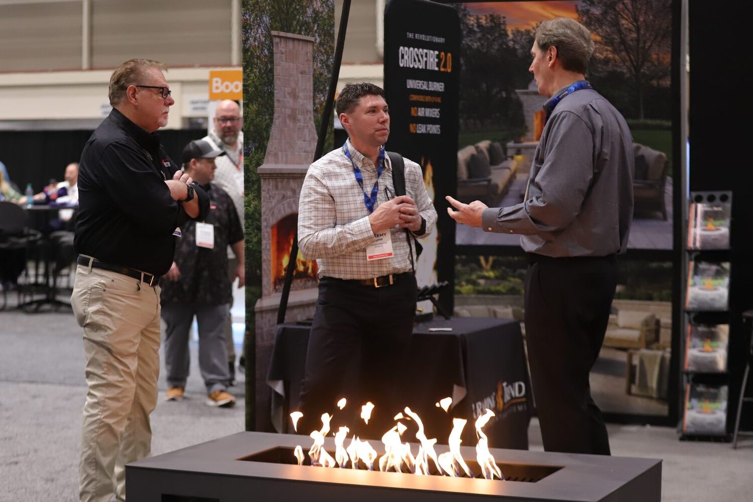 Outdoor burn area at HPBExpo