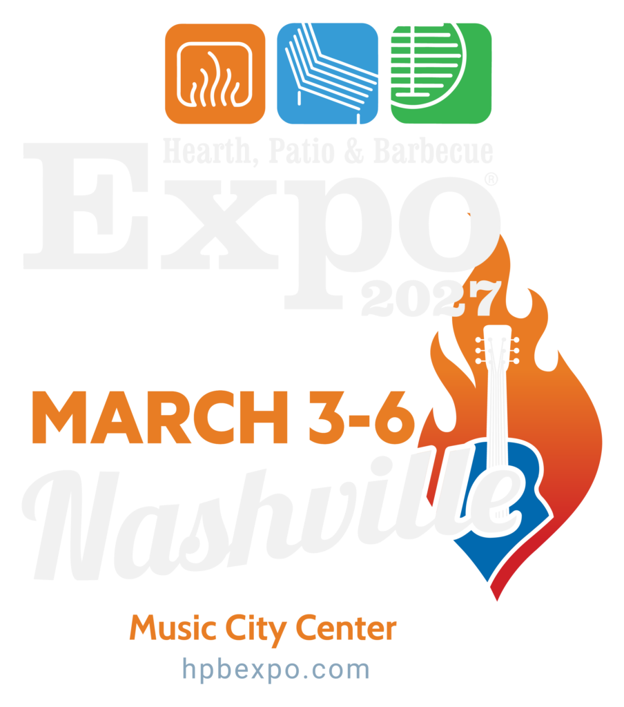 HPBExpo27 stacked logo with dates and Nashville guitar flame